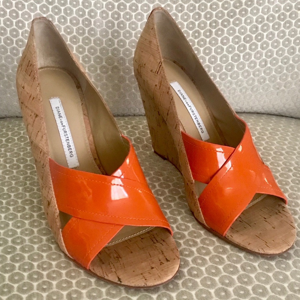 Diane Von Furstenberg Cork Wedges 8m
